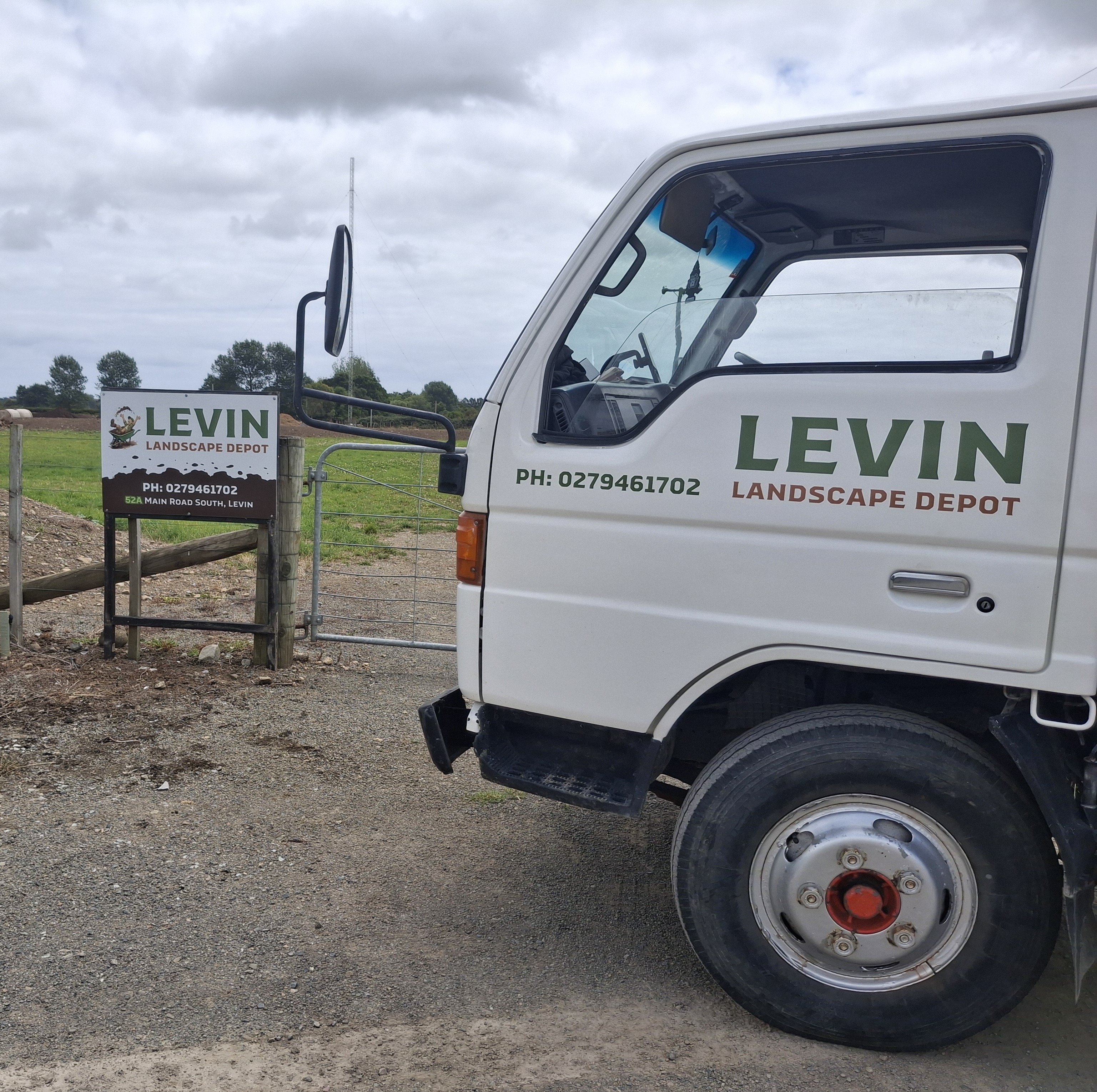 Levin Landscaping Depot Yard